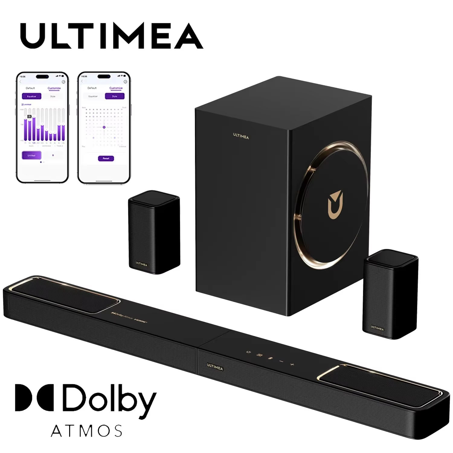 Home Cinema Ultimea - ULTIMEA Skywave F40 Boom 5.1.2ch Sound