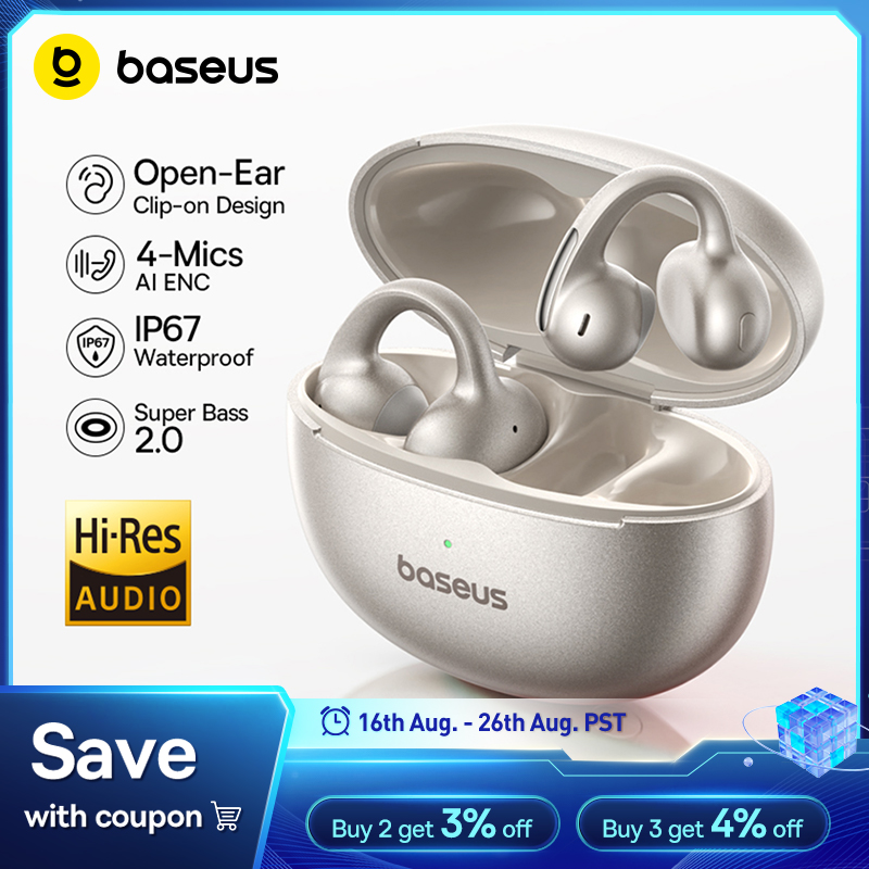 Home Cinema Headphones - Baseus MC1 Pro Ear Clip Wireless