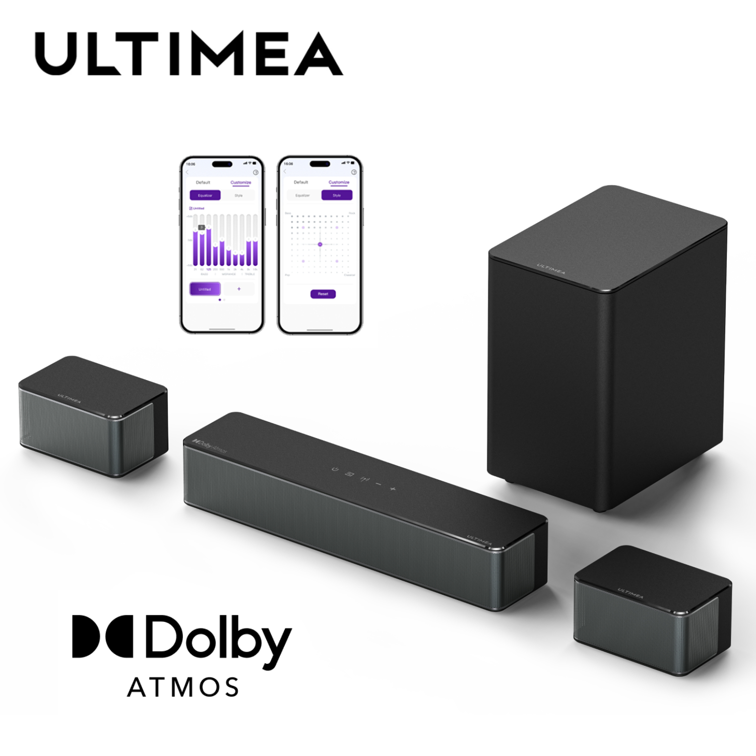 Home Cinema Dolby Atmos - ULTIMEA Poseidon M4T Soundbar 5.1 Channel