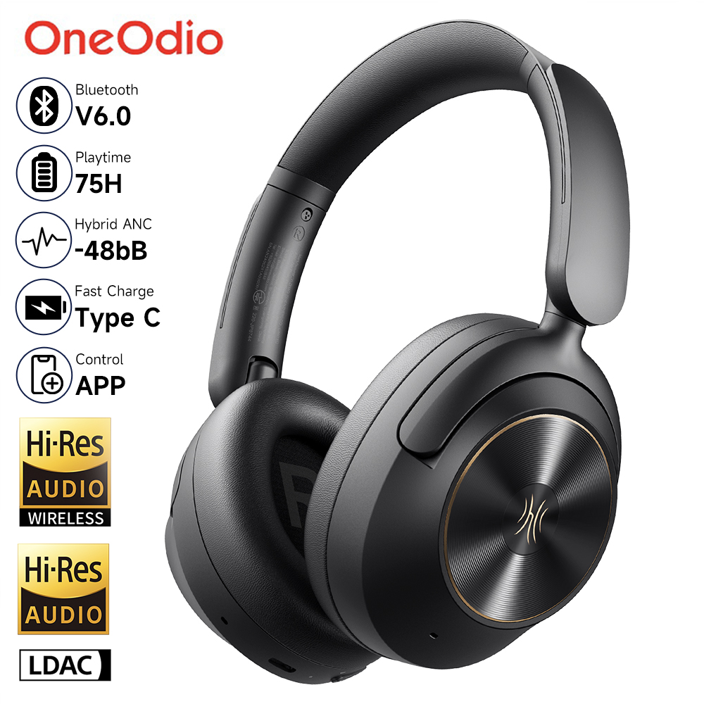 Home Cinema Headphones - Oneodio A6 ANC Wireless Bluetooth 6.0