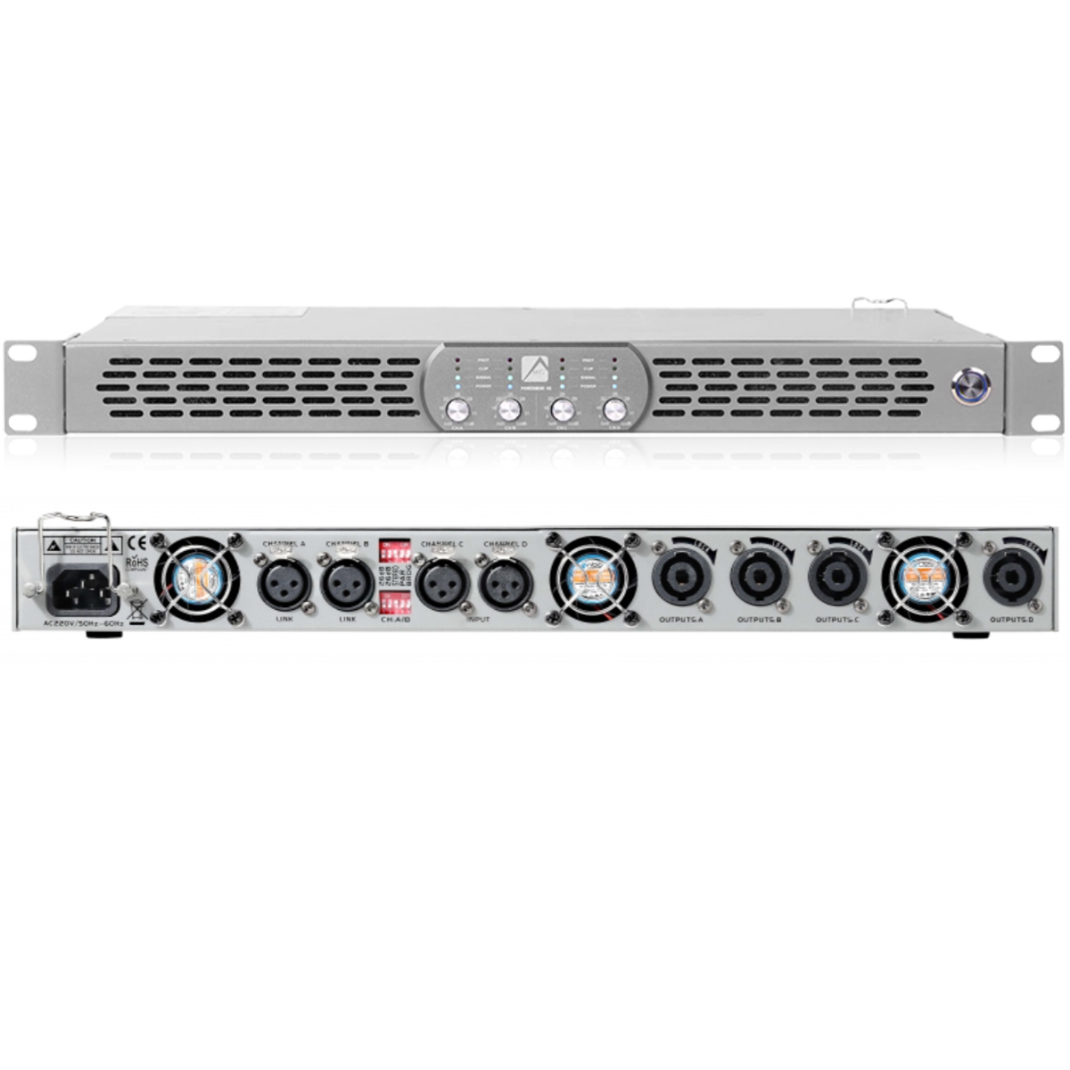 1U Digital Power Amplifier 4Ch - Home Cinema Equipment ulasan dan harga