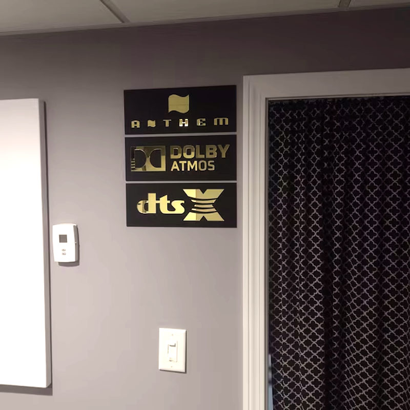 3D Gold Mirror Home Cinema Sig - Home Cinema Dts X ulasan dan harga