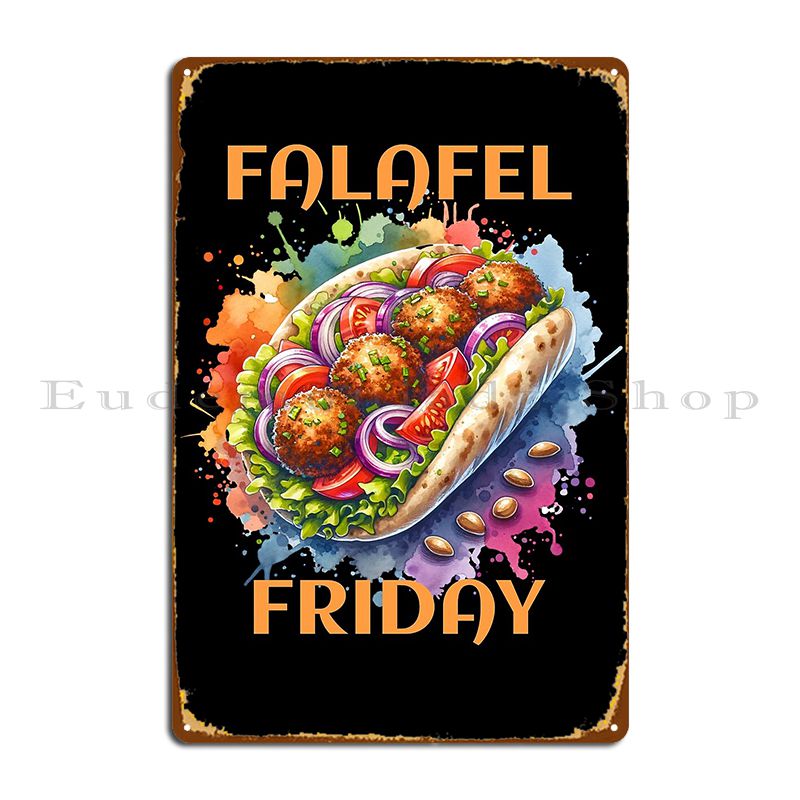 Watercolor Falafel Friday Holi - Home Cinema Wall Design ulasan dan harga