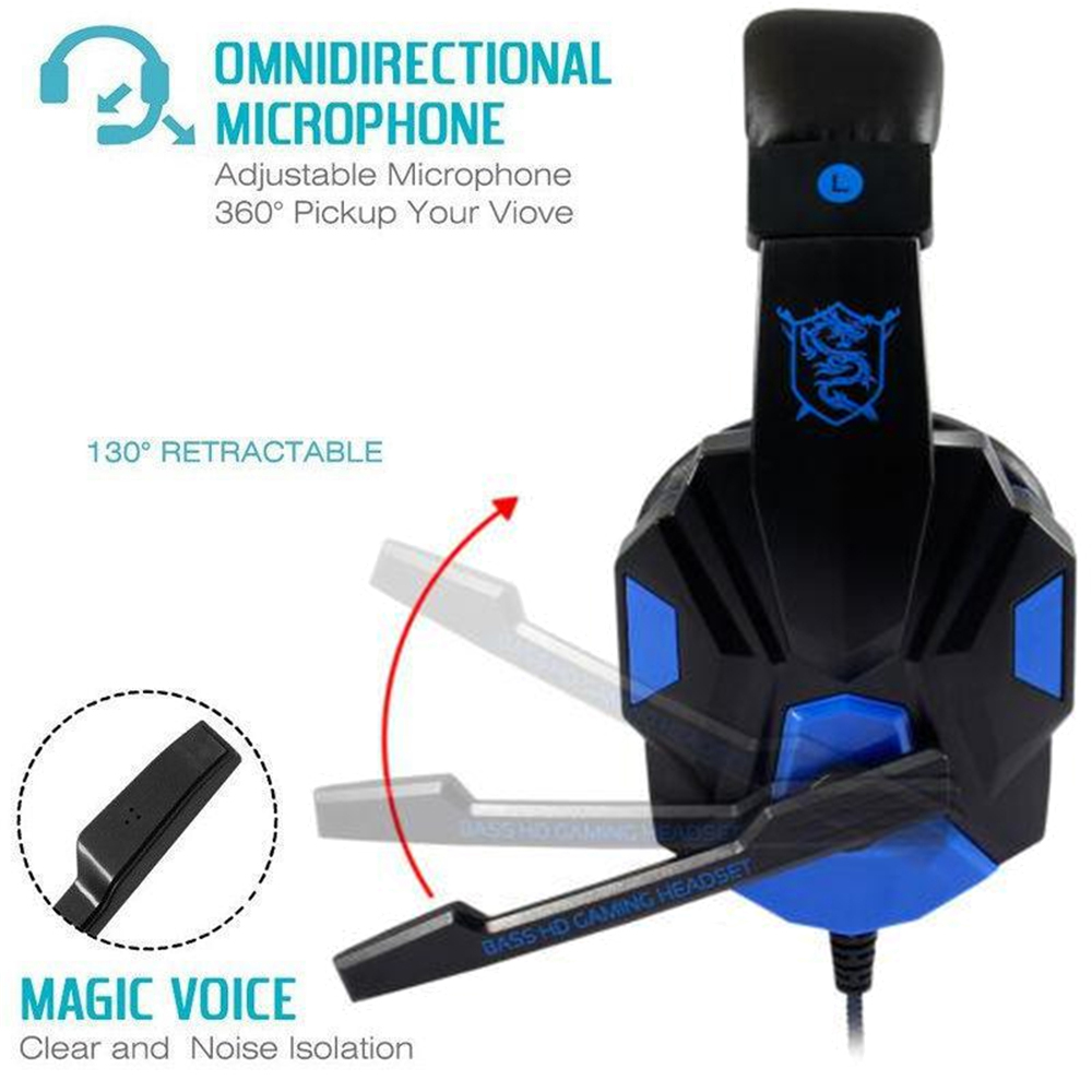 Wired Gaming Headphones for PS - Home Cinema Headphones ulasan dan harga