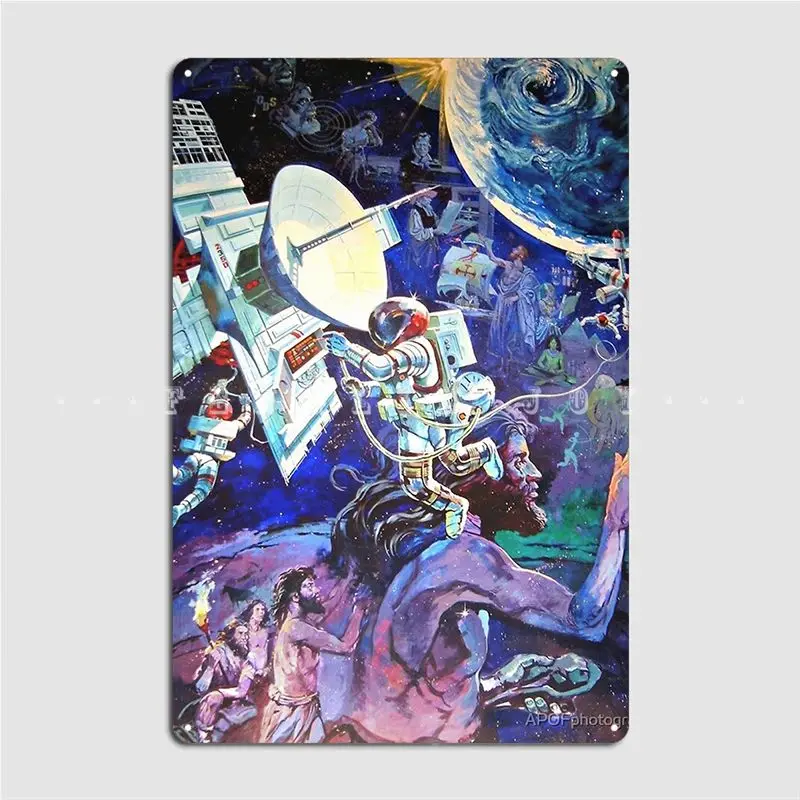 Spaceship Earth Mural Metal Si - Home Cinema Wall Design ulasan dan harga