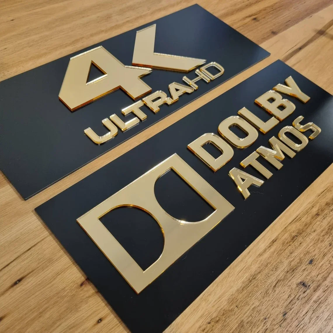 Dolby Atmos & DTS X Wall Signs - Home Cinema Dts X ulasan dan harga