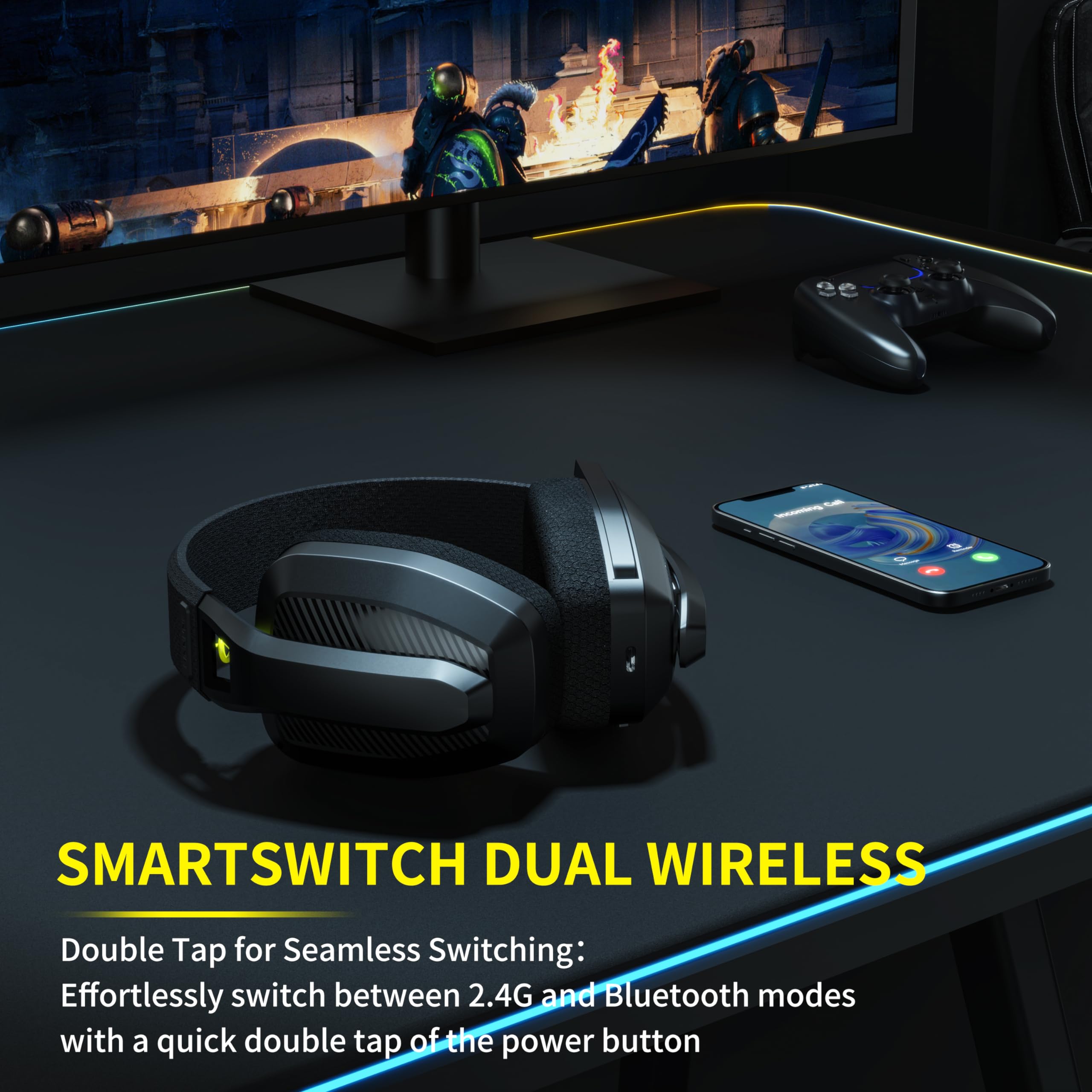 BINNUNE BW06 2.4GHz Wireless G - Home Cinema Headphones ulasan dan harga