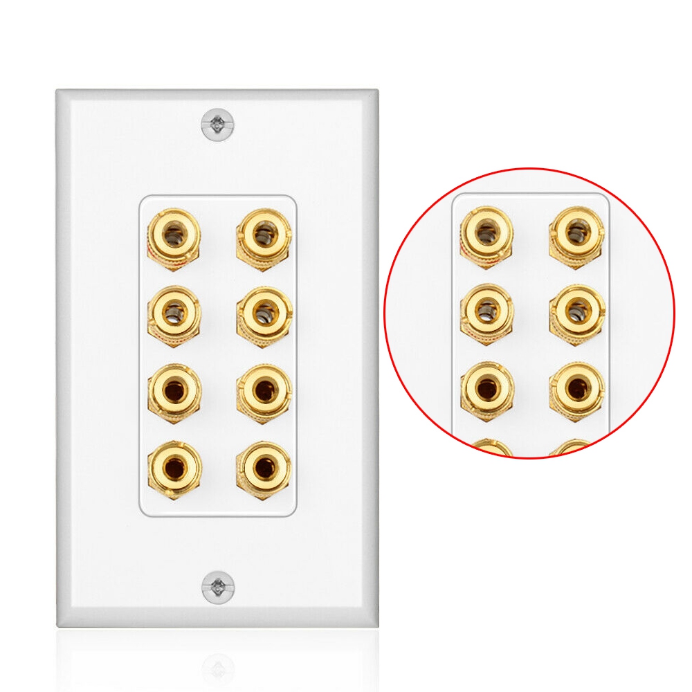 A68Z 8 Posts Speaker Wall Plat - Home Cinema Equipment ulasan dan harga