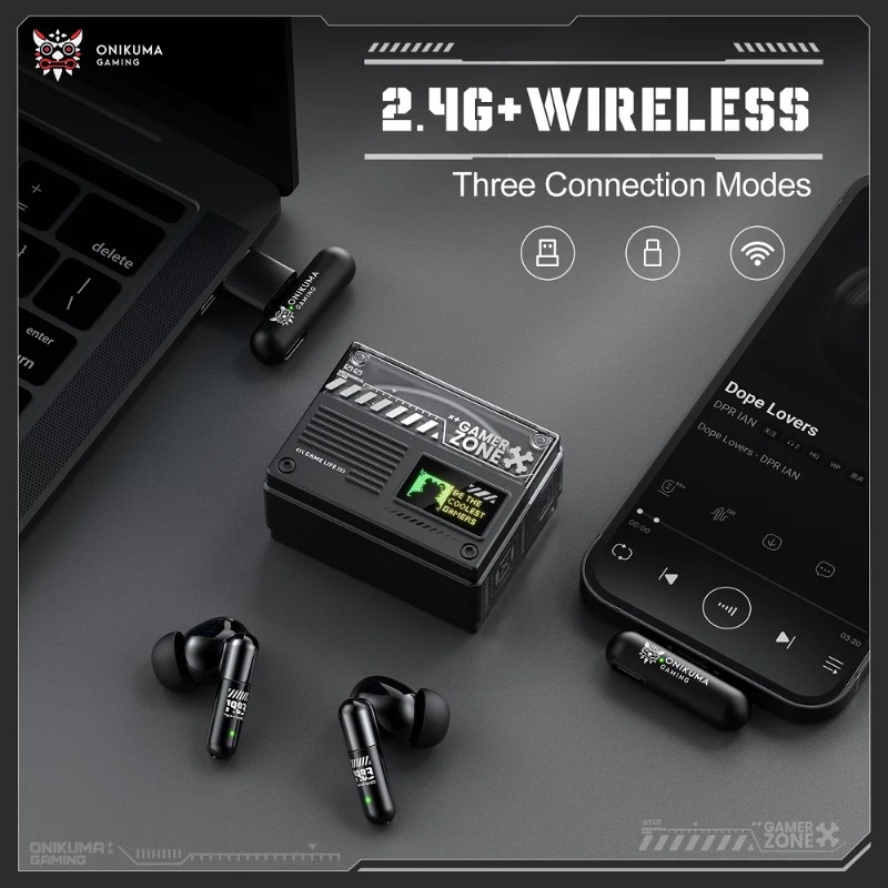 ONIKUMA TX602 Bluetooth Gaming - Home Cinema Headphones ulasan dan harga