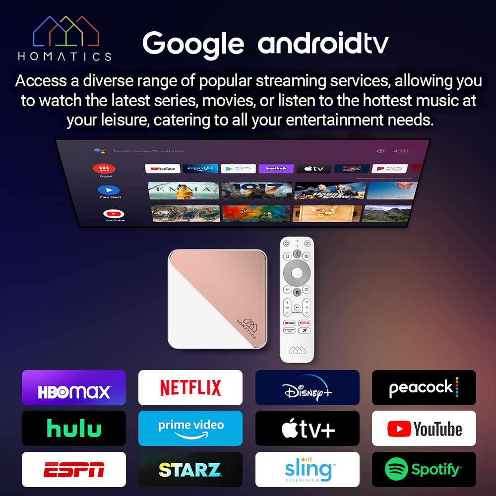 HOMATICS Box R 4K Plus TV Box  - Home Cinema Dolby Atmos ulasan dan harga
