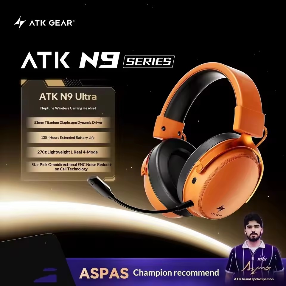 ATK N9 2.4GHz Wireless Gaming  - Home Cinema Headphones ulasan dan harga