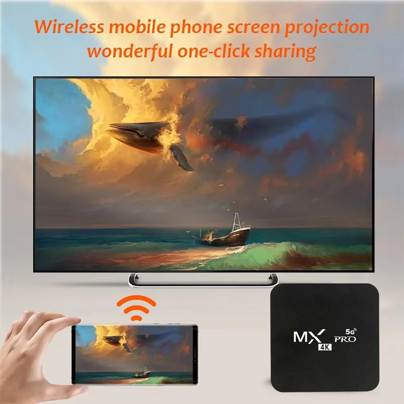 MX-Pro Smart TV Box 4K HD Andr - Home Cinema Dolby Atmos ulasan dan harga