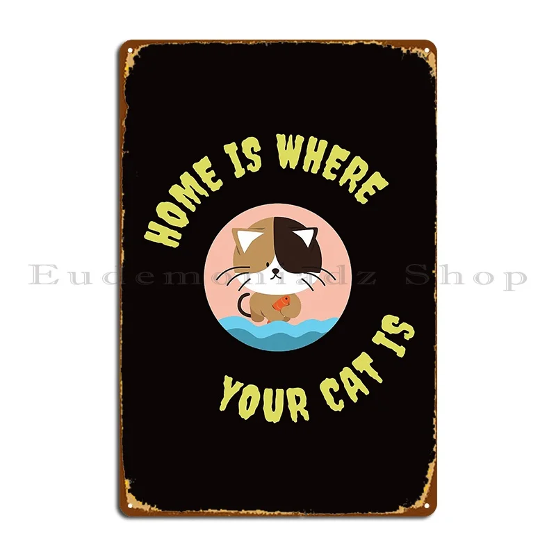 Home Is Where Your Cat Is Meta - Home Cinema Wall Design ulasan dan harga