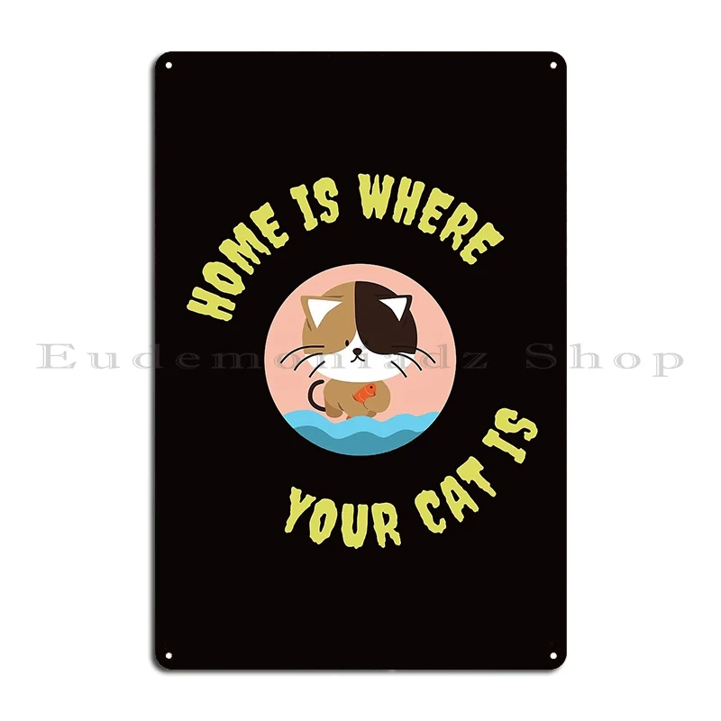 Home Is Where Your Cat Is Meta - Home Cinema Wall Design ulasan dan harga