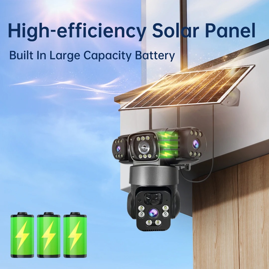 15MP V380 Pro Solar Camera Out - Home Cinema Outdoor ulasan dan harga