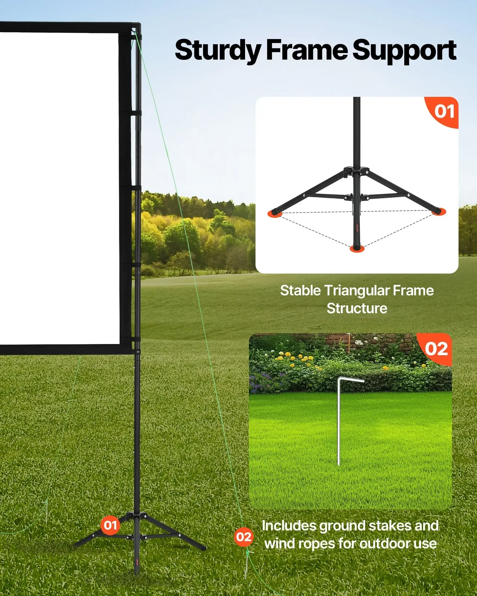 Tripod Projector Screen With 2 - Projector Tripod Stand ulasan dan harga