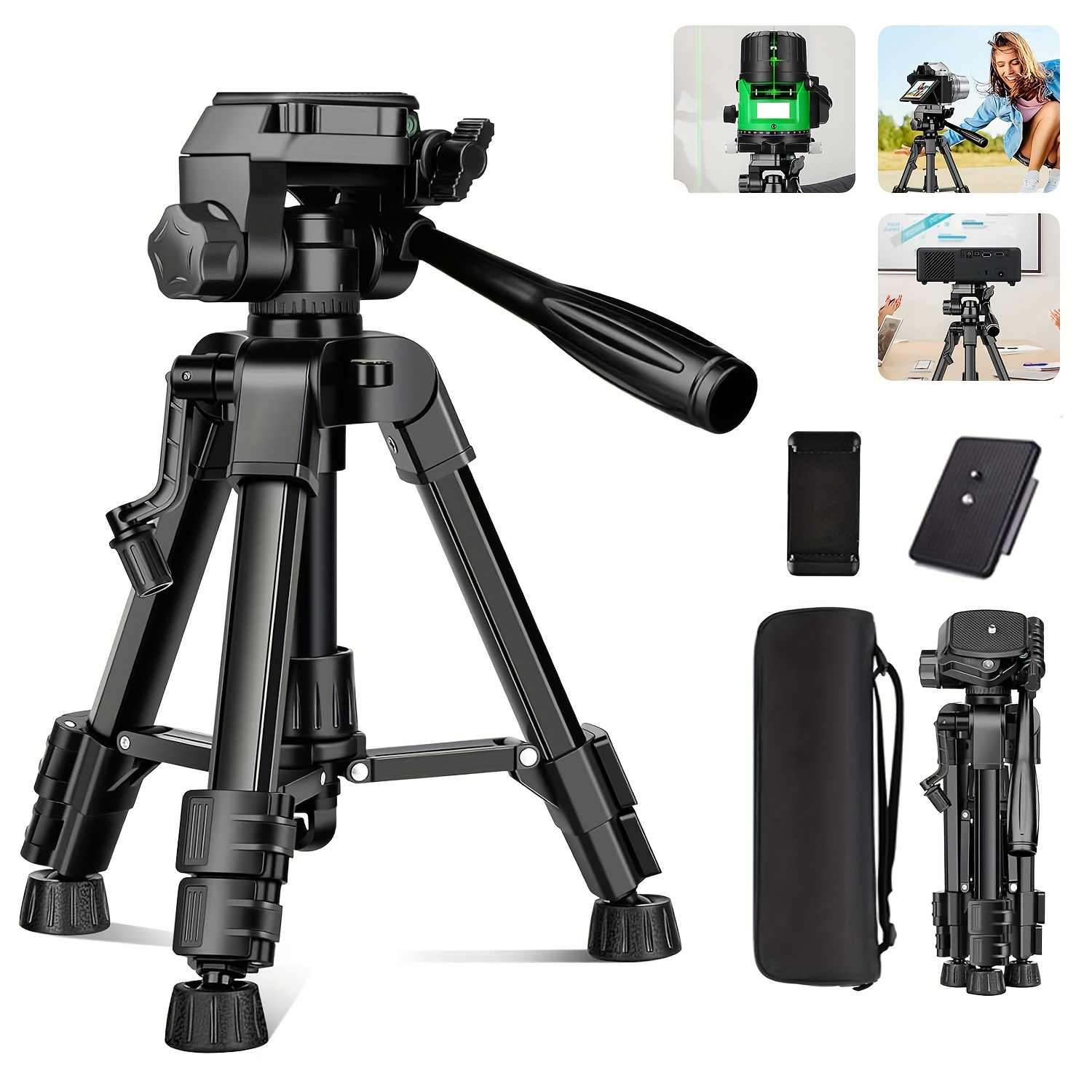 Mini Tripod for Camera, 25inch - Projector Tripod Stand ulasan dan harga