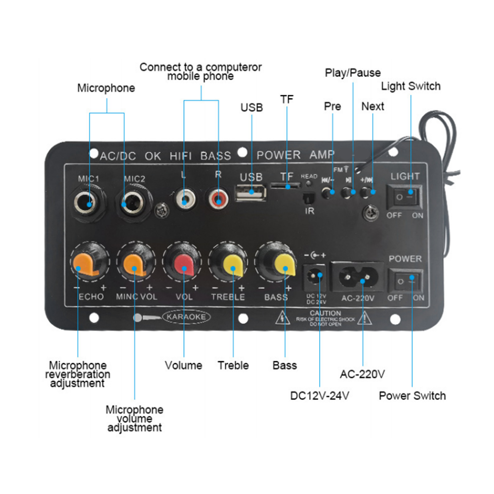 D10 Digital Bluetooth Amplifie - Home Cinema Equipment ulasan dan harga