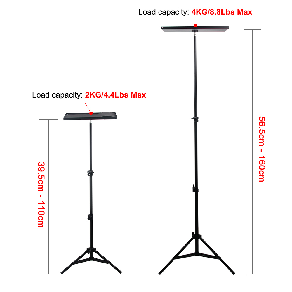 110cm 160cm Adjustable Univers - Projector Tripod Stand ulasan dan harga