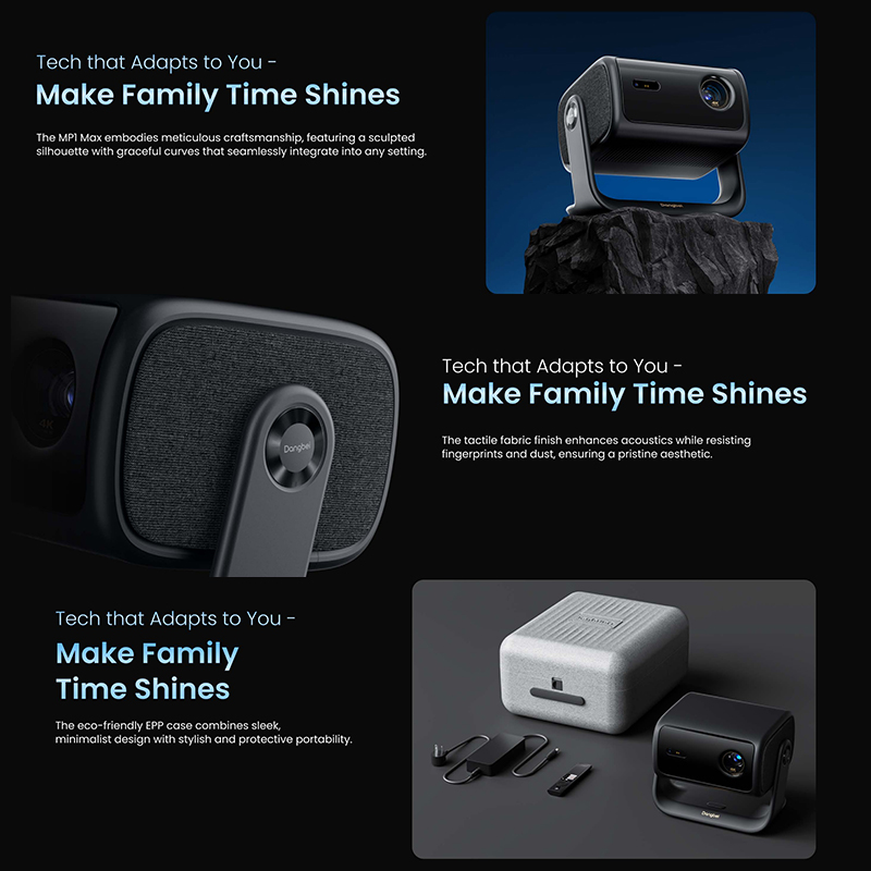 Dangbei MP1 Max 4K Projector 3 - Netflix Home Cinema ulasan dan harga