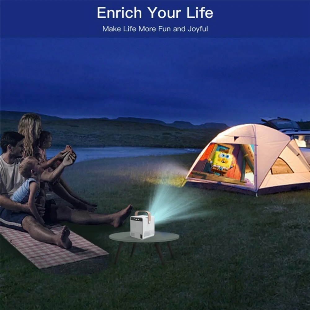 Portable Smart 4K Projector Mi - Home Cinema Outdoor ulasan dan harga